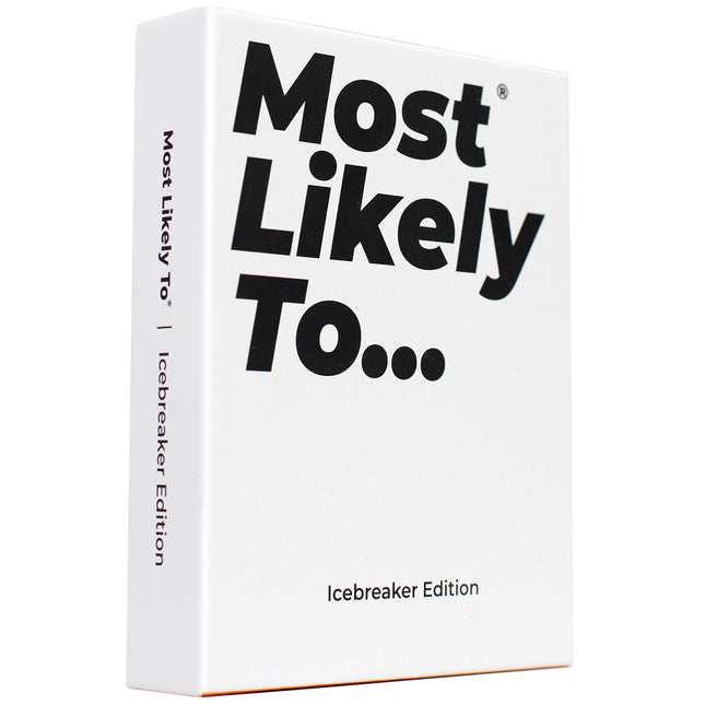 Most Likely To® IJsbreker Editie – Partyspel met 220 vragen – Nederlands & Engels Kaartspel