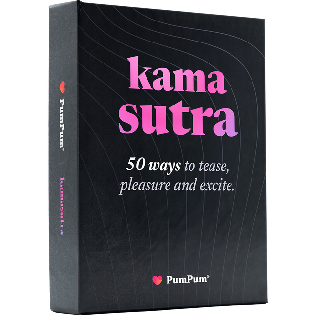 PumPum® Kamasutra – Jeu de Cartes pour Couples avec 50 Cartes XL – Français et Anglais