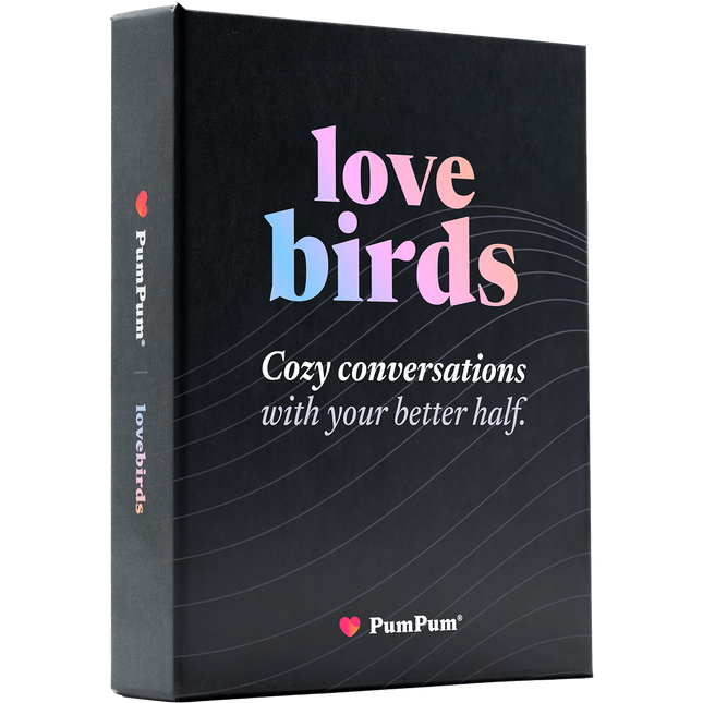 PumPum® Lovebirds – Jeu de Cartes Intime pour les Couples avec 110 Questions – Français et Anglais