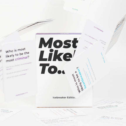 Most Likely To® Icebreaker Edition – 220 Entertaining Conversations in a Box