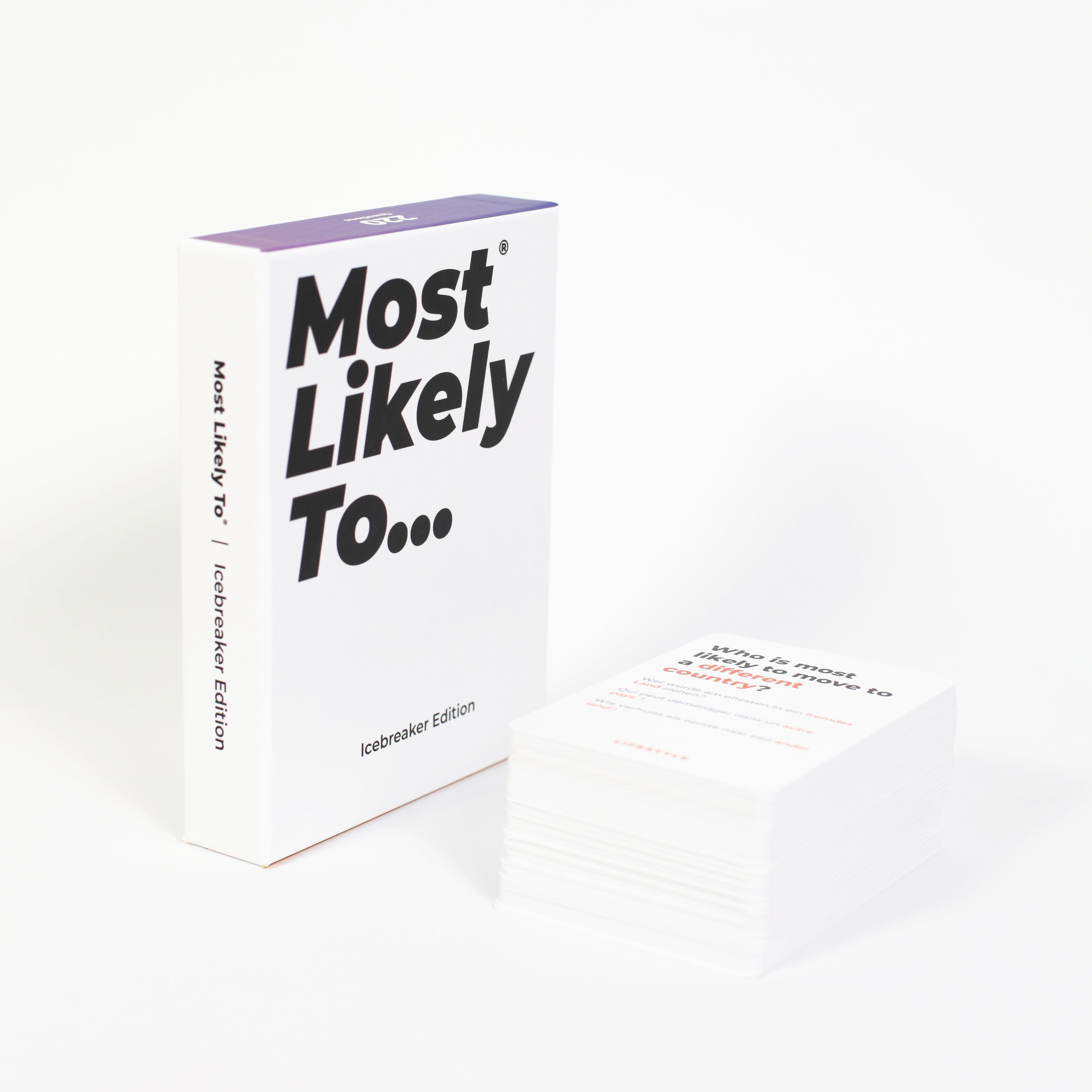 Most Likely To® Icebreaker Edition – 220 Entertaining Conversations in –  PsyCat Games
